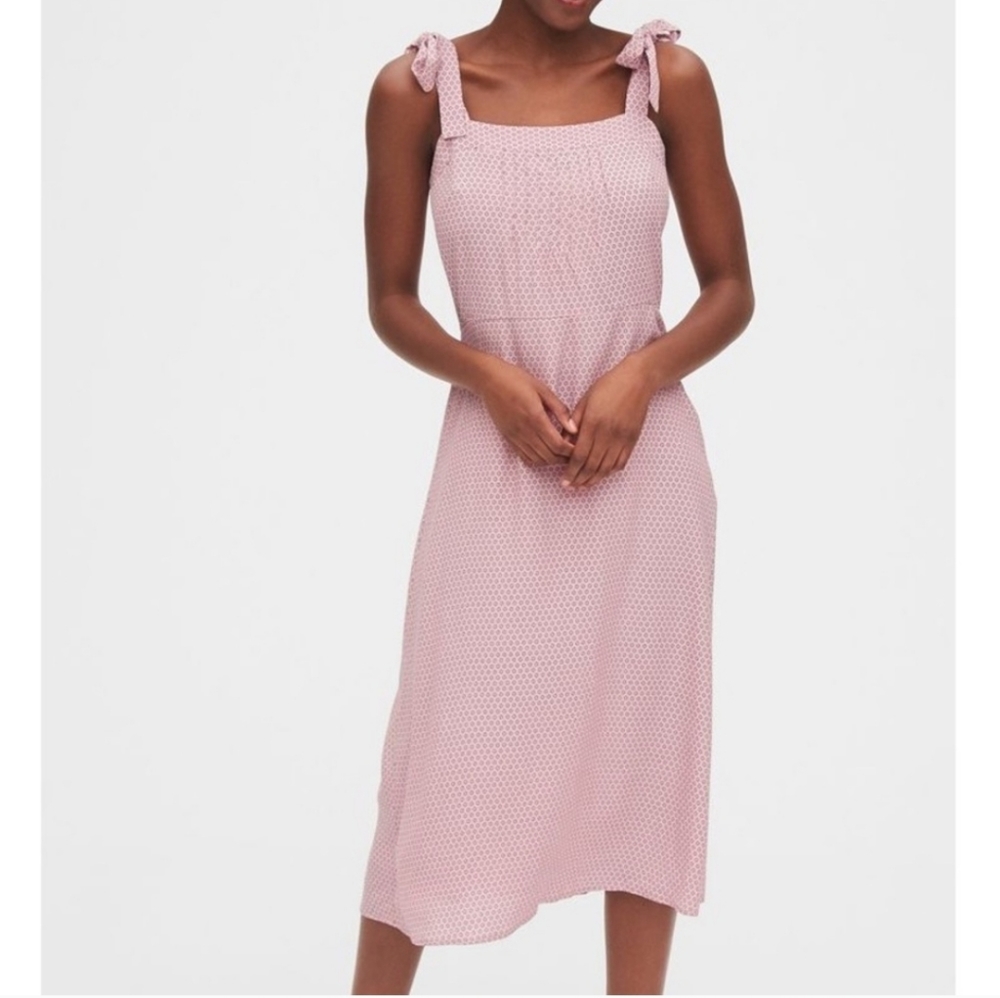 Gap Shoulder Tie Midi Dress